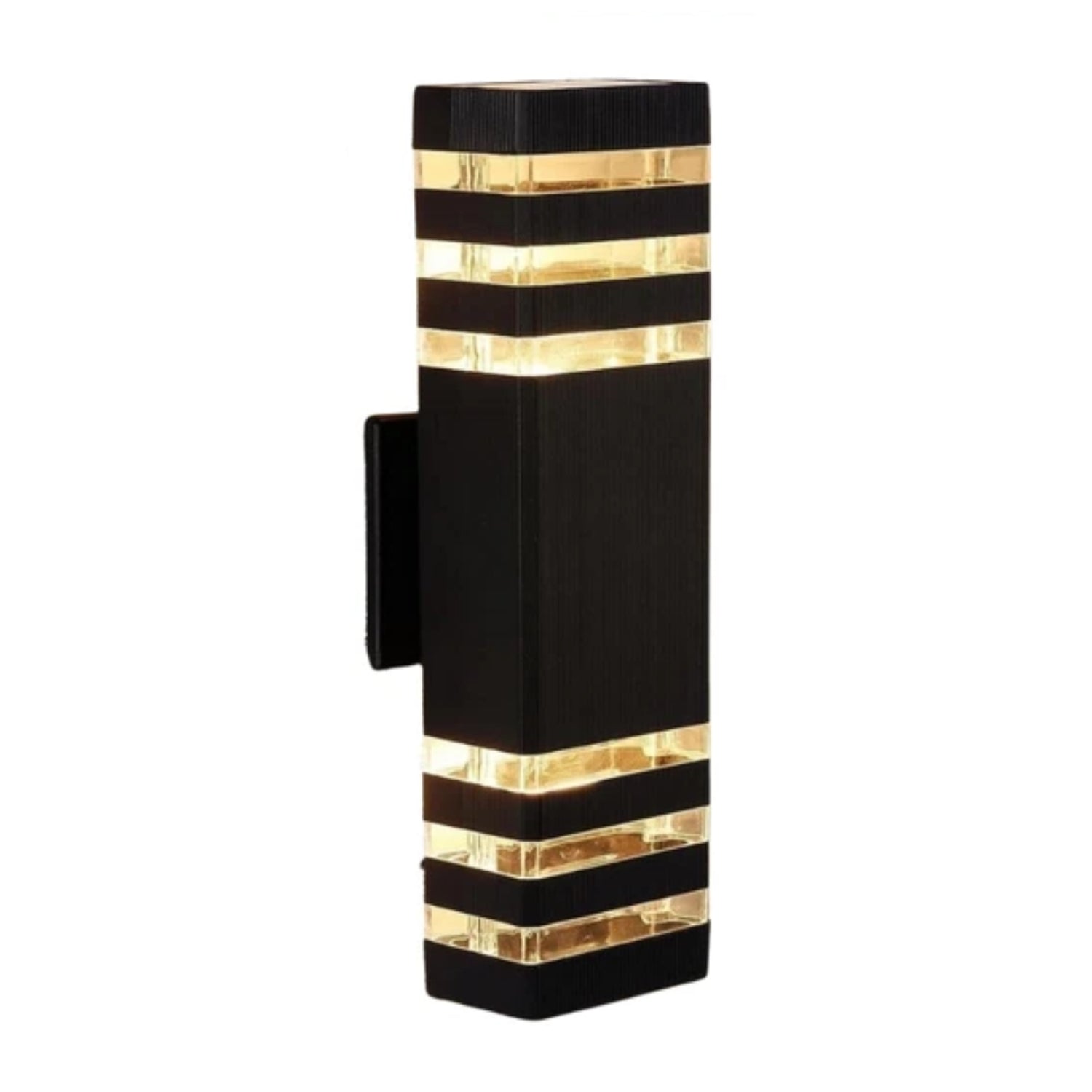 Modern LED Outdoor Wall Light, 3000K Warm White Up and Down Exterior Wall Sconce