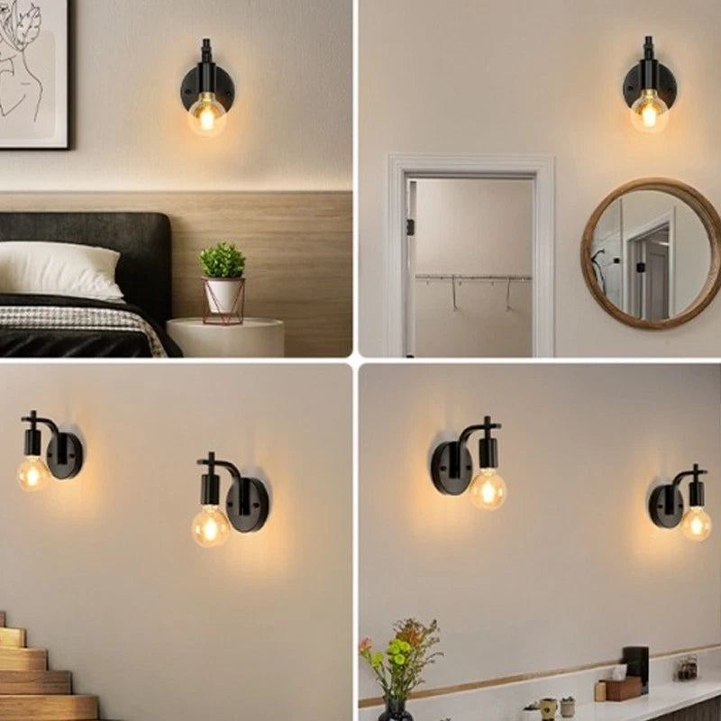 2X Industrial Wall Lights Indoor Wall Lamps Vintage Sconces Lighting Bedroom E27